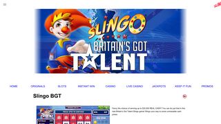 Slingo BGT | Slingo Online Casino Games | Slingo