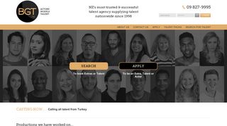 BGT Actors Models and Talent - Auckland based Actors Agency for ...