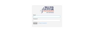 Blues Guitar Unleashed - Log in