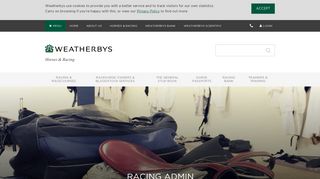 Racing Admin - Weatherbys services to the British horseracing ...