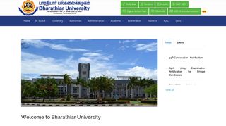 Welcome to Official Website of Bharathiar University :: Coimbatore