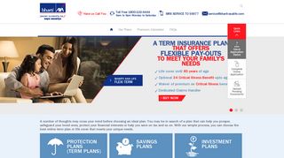 Buy Online Term Plan | Life & Term Insurance at Bharti AXA Life