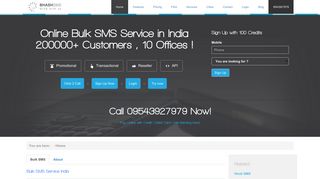 Bulk SMS Service Provider India: Send Bulk SMS Online |BhashSMS