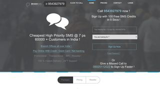 Bulk SMS Service & SMS Gateway Provider : bhashsms.co