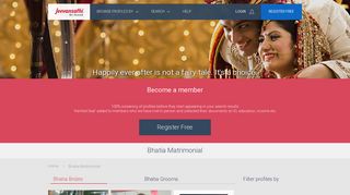 Bhatia Matrimonial - Matrimony - Bhatia Marriage - Jeevansathi.com