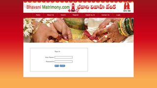 Login - ::.Bhavani Matrimony.com