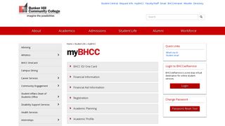 myBHCC - Bunker Hill Community College