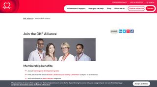 Join the Alliance for Healthcare Professionals - British Heart Foundation