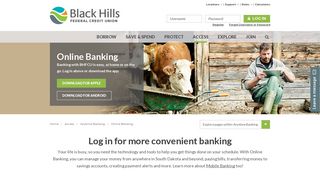 Online Banking Services | South Dakota Bank Online | BHFCU