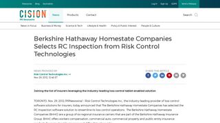 Berkshire Hathaway Homestate Companies Selects RC Inspection ...