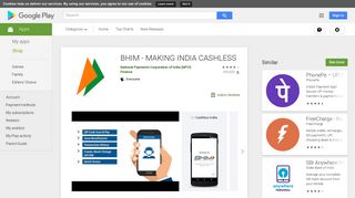 BHIM - MAKING INDIA CASHLESS - Apps on Google Play