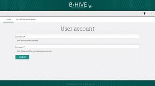 User account | The b-Hive - Buttercups Training