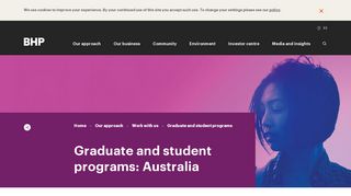 BHP | Graduate and student programs: Australia