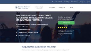 Travel Insurance | Trip Insurance from Berkshire Hathaway Travel ...