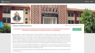 Institute of Medical Sciences | FormZero