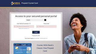 NSIA Bank | Crystal Card Portal