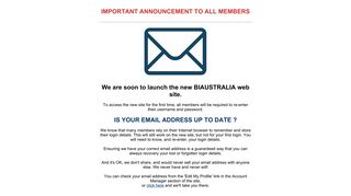 a new biaustralia site - coming soon - Biaustralia.com.au