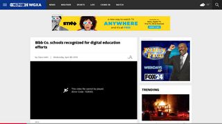 Bibb Co. schools recognized for digital education efforts | WGXA