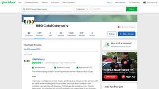 BIBO Global Opportunity - LOW SALARY, POOR LEADERSHIP AND ...