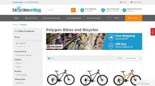 Polygon Bikes | Free 14 Day Test Ride | Bicycles Online