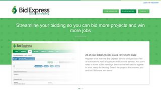 Bid Express - Find government projects and bid online, register for free