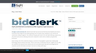 iSqFt and BidClerk Combine to Offer Superior SaaS Solutions