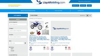 LiquidBidding | Login