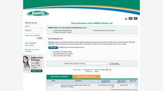Doing Business with ENWIN Utilities Ltd. - Biddingo.com