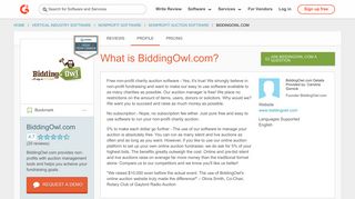 BiddingOwl.com | G2 Crowd