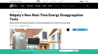 Bidgely's New Real-Time Energy Disaggregation Tools | Greentech ...