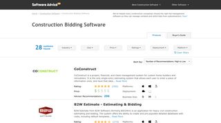 Best Construction Bidding Software - 2019 Reviews & Pricing