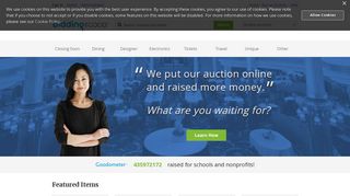 BiddingForGood: Charity Fundraising Auctions for Schools & Nonprofits