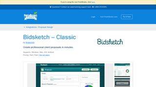 Bidsketch - Classic | FreshBooks
