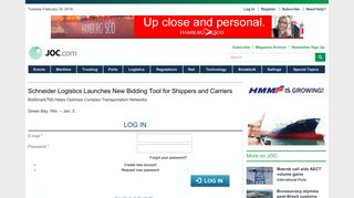 Schneider Logistics Launches New Bidding Tool for Shippers and ...