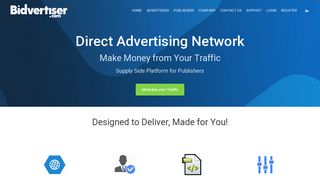 Publishers - Make Money from your Website and Traffic - BidVertiser