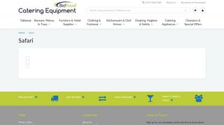 Safari – Bidfood Catering Equipment (a trading division of BFS Group ...