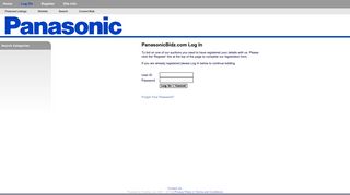 Login - PanasonicBidz.com