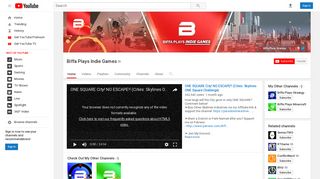 Biffa Plays Indie Games - YouTube