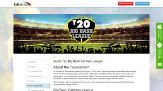 Big Bash Fantasy League - Golden Jeeto