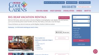 Big Bear Vacation Rentals | Big Bear Cool Cabins
