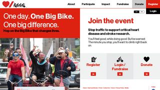 Gallery - Big Bike - Heart and Stroke Foundation of Canada