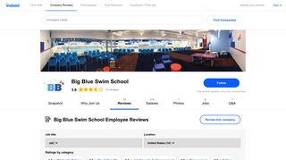Working at Big Blue Swim School: Employee Reviews | Indeed.com