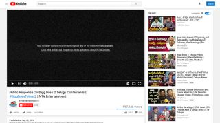 Public Response On Bigg Boss 2 Telugu Contestants - YouTube