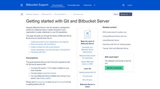 Getting started with Git and Bitbucket Server - Atlassian Documentation