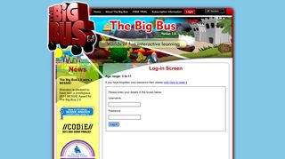 Login - The Big Bus - A world of fun interactive learning for children ...