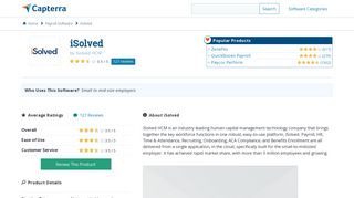 iSolved Reviews and Pricing - 2019 - Capterra