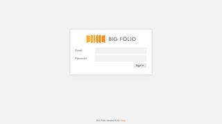 BIG Folio Admin 4