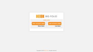 Welcome to BIG Folio :: Please sign-in