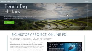 what's in the course - Big History Project