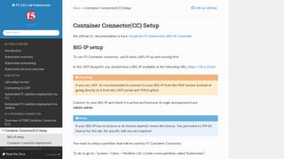 Container Connector(CC) Setup — F5 101 Lab Kubernetes 0.1 ...